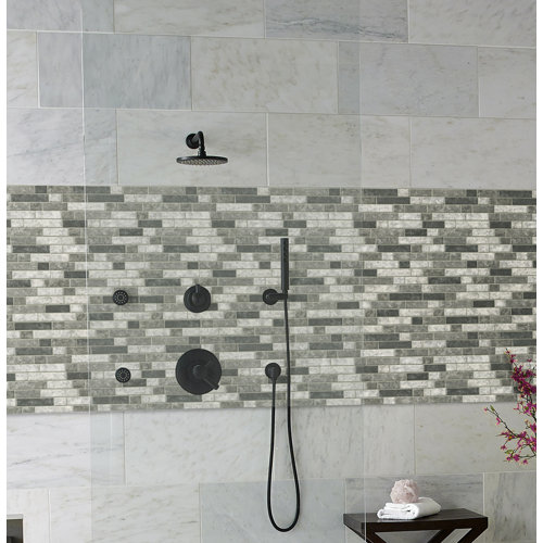 MSI Urban Tapestry Interlocking Random Sized Glass Mosaic Tile Wayfair